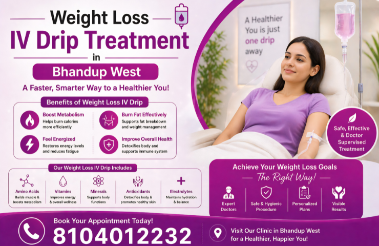 Weight Loss IV Drip Treatment in Bhandup West