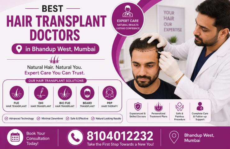 Best Hair Transplant Doctors in Bhandup West, Mumbai