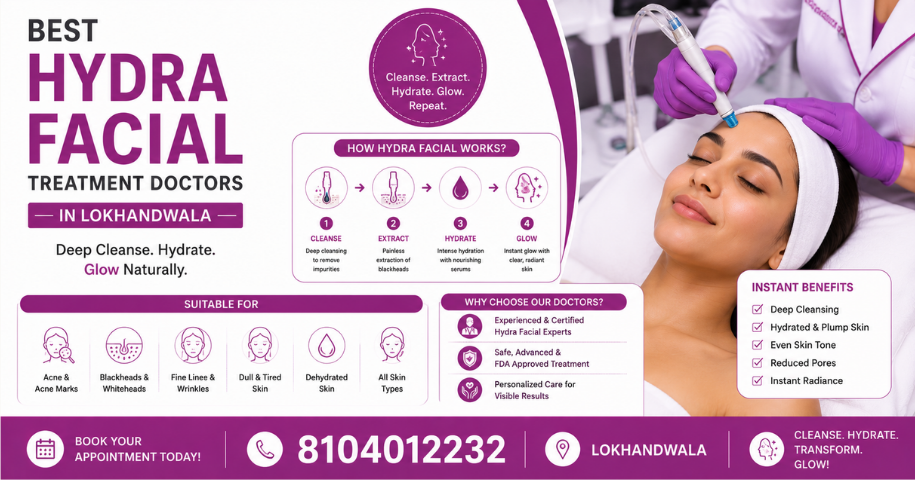 Best Hydra Facial Treatment Doctors in Lokhandwala