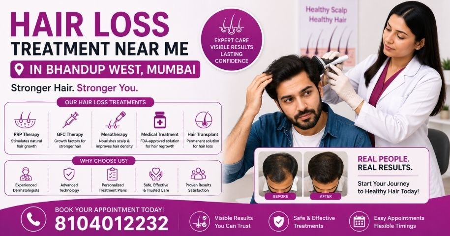 Hair Loss Treatment Near Me in Bhandup West, Mumbai