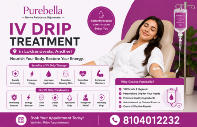 IV Drip Treatment in Lokhandwala, Andheri