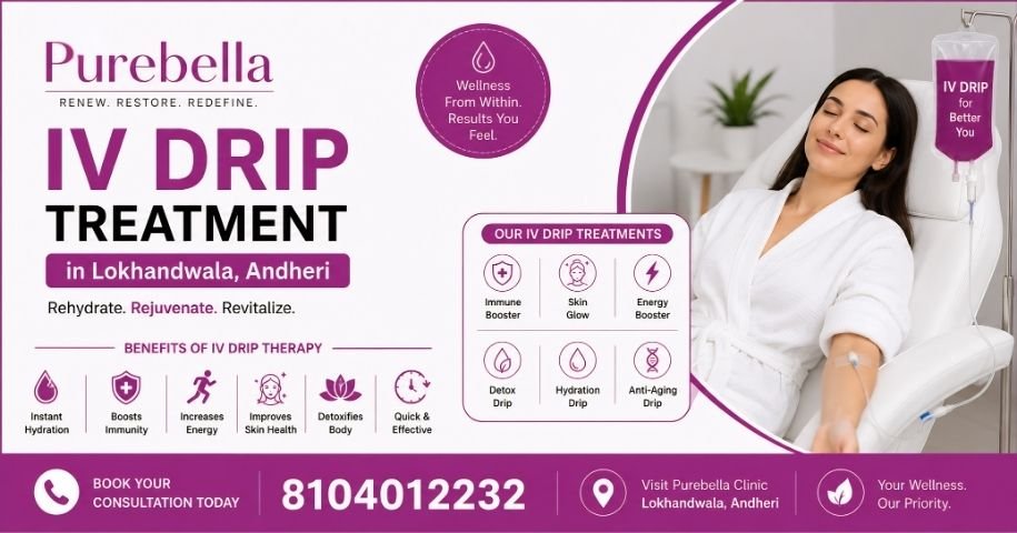 IV Drip Treatment in Lokhandwala, Andheri