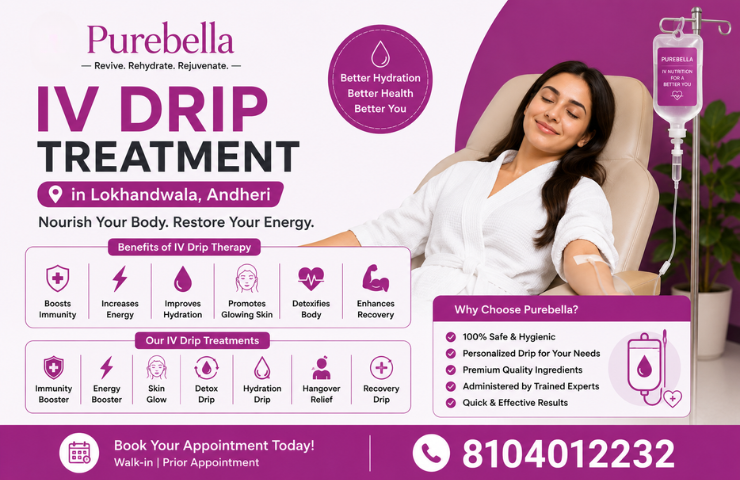 IV Drip Treatment in Lokhandwala, Andheri