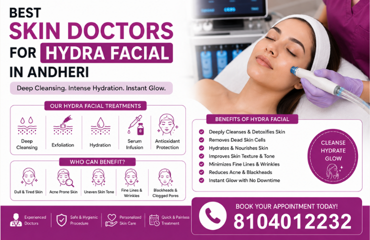Best Skin Doctors for Hydra Facial in Andheri