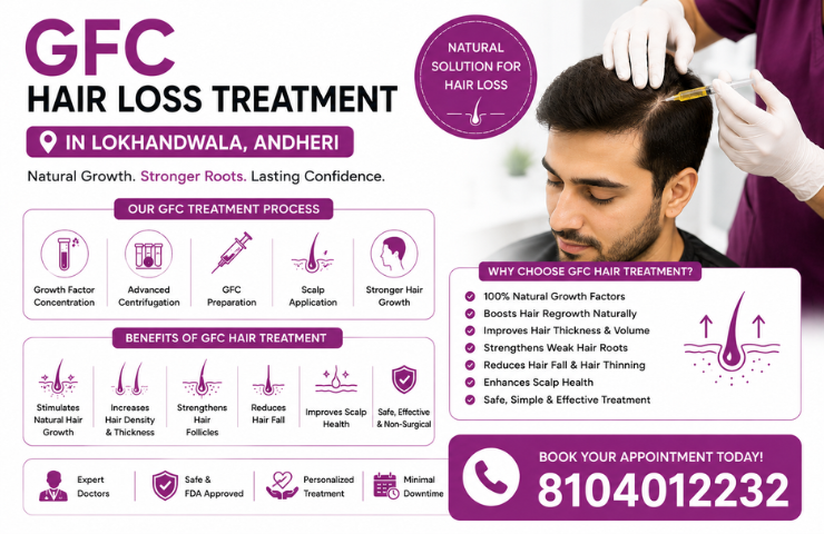 GFC Hair Loss Treatment in Lokhandwala, Andheri