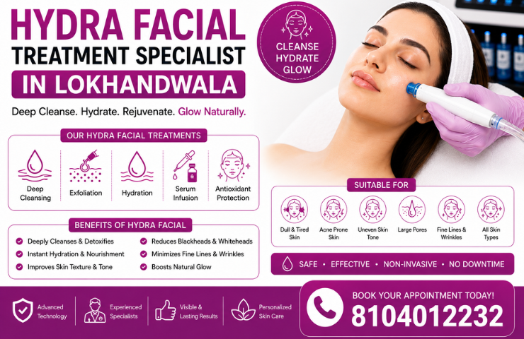 Hydra Facial Treatment Specialist in Lokhandwala